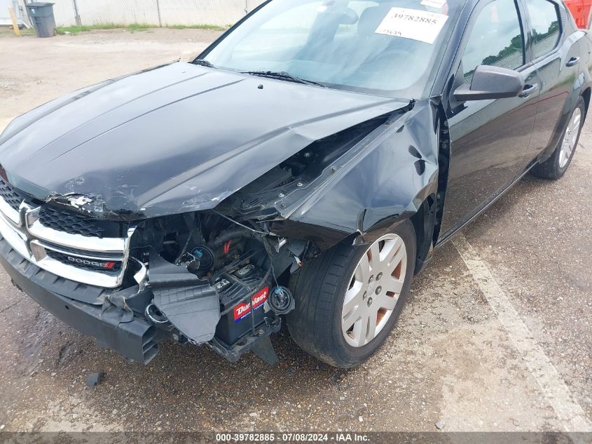 2012 Dodge Avenger Se VIN: 1C3CDZAB8CN227681 Lot: 39782885