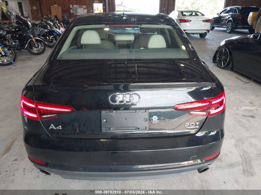 2017 AUDI A4 2.0T PREMIUM - WAUANAF43HN030644