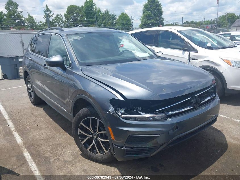2021 Volkswagen Tiguan 2.0T Se/2.0T Se R-Line Black/2.0T Sel VIN: 3VV3B7AXXMM038304 Lot: 39782943