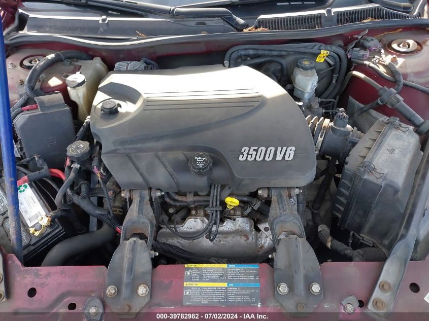 2006 Chevrolet Impala Ls VIN: 2G1WB58K169224957 Lot: 39782982