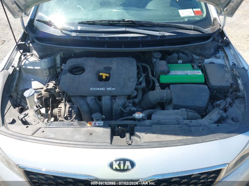 2017 Kia Forte Lx VIN: 3KPFK4A76HE101358 Lot: 39782995