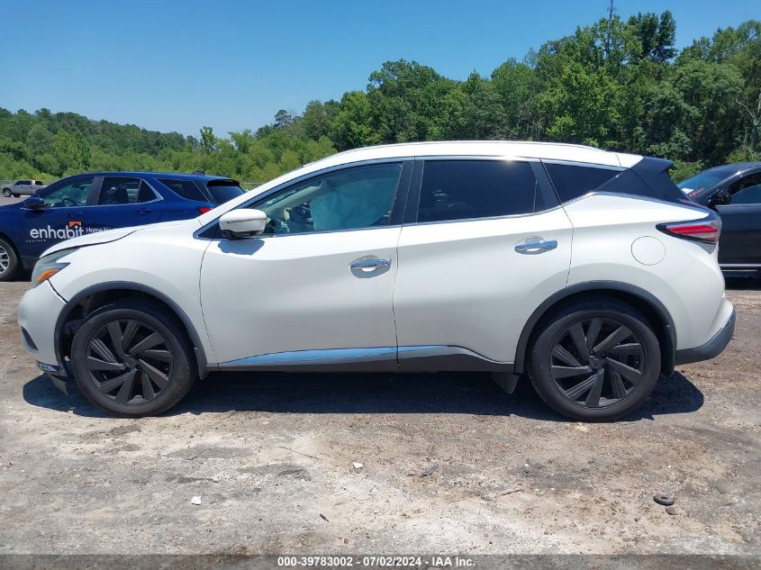 2015 Nissan Murano Platinum VIN: 5N1AZ2MH8FN282787 Lot: 39783002