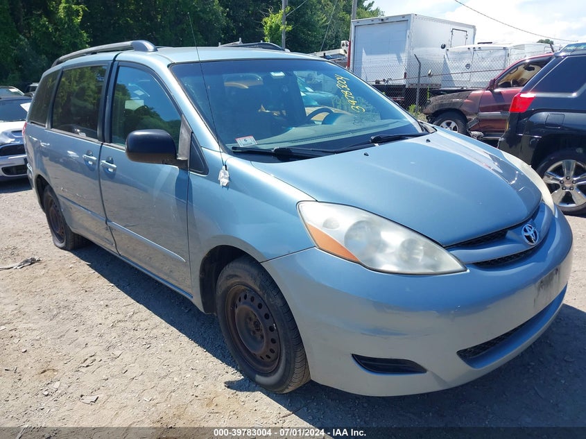 2008 Toyota Sienna Le VIN: 5TDZK23CX8S191910 Lot: 39783004