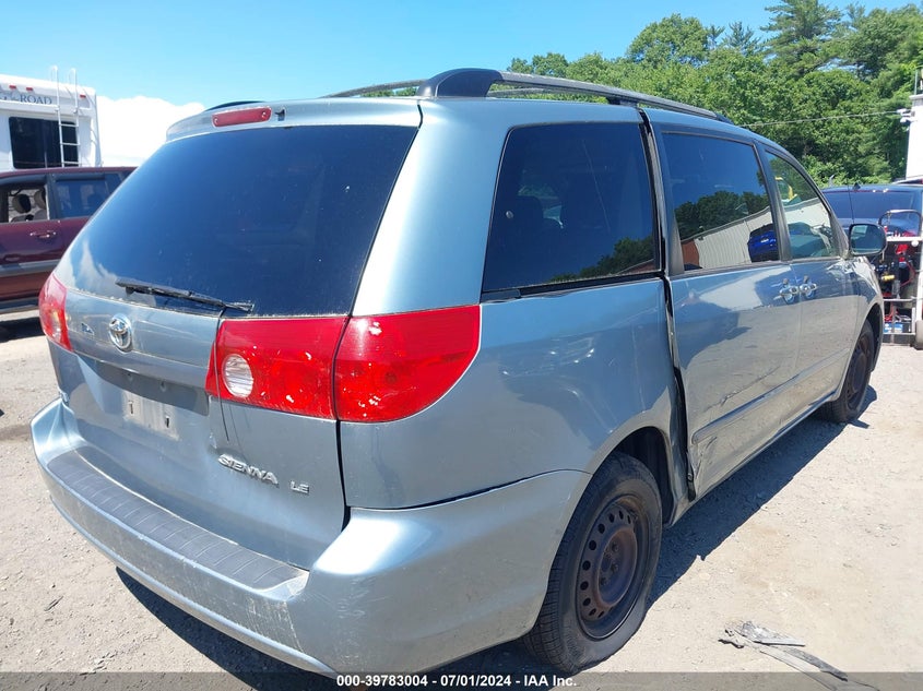 2008 Toyota Sienna Le VIN: 5TDZK23CX8S191910 Lot: 39783004