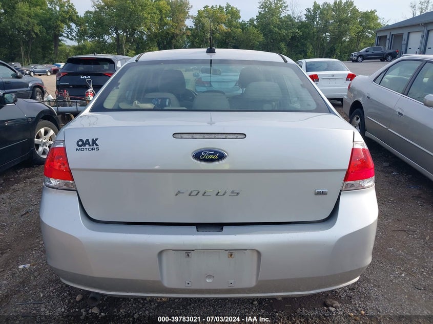 2010 Ford Focus Se VIN: 1FAHP3FN6AW253086 Lot: 39783021