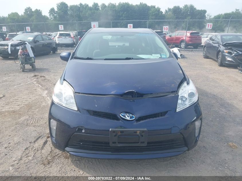 2015 Toyota Prius Three VIN: JTDKN3DU6F1914300 Lot: 39783022