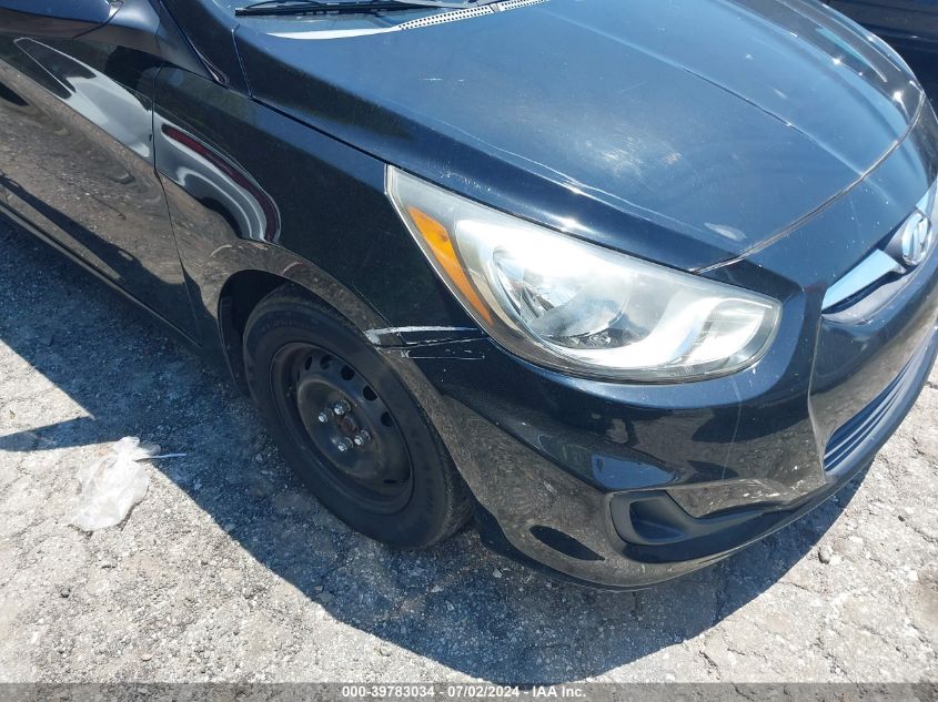2013 Hyundai Accent Gls VIN: KMHCT4AE6DU455998 Lot: 39783034