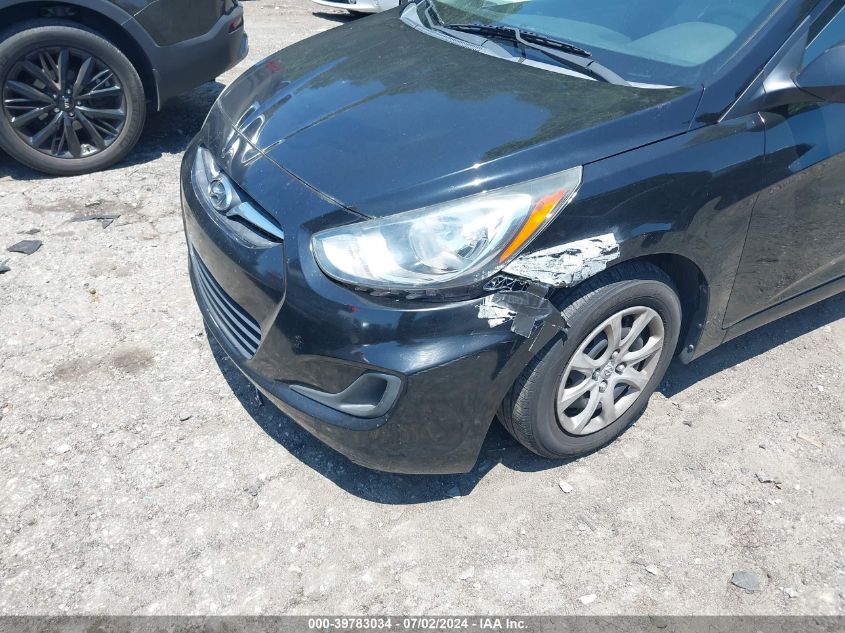2013 Hyundai Accent Gls VIN: KMHCT4AE6DU455998 Lot: 39783034