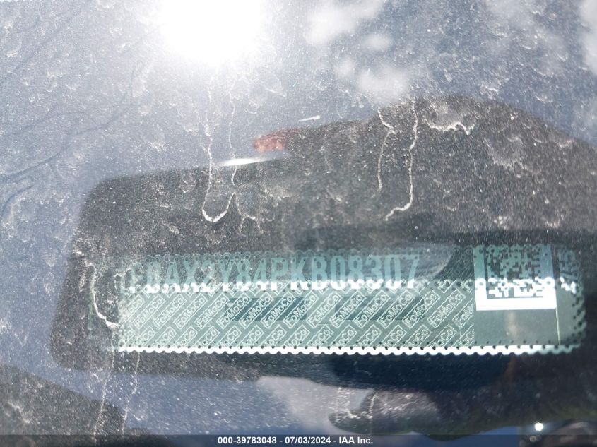 2023 Ford Transit T-350 VIN: 1FBAX2Y84PKB08307 Lot: 39783048