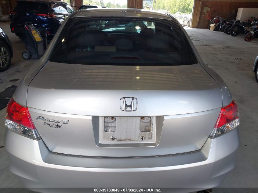 2010 Honda Accord 2.4 Ex-L VIN: 1HGCP2F88AA024674 Lot: 39783049