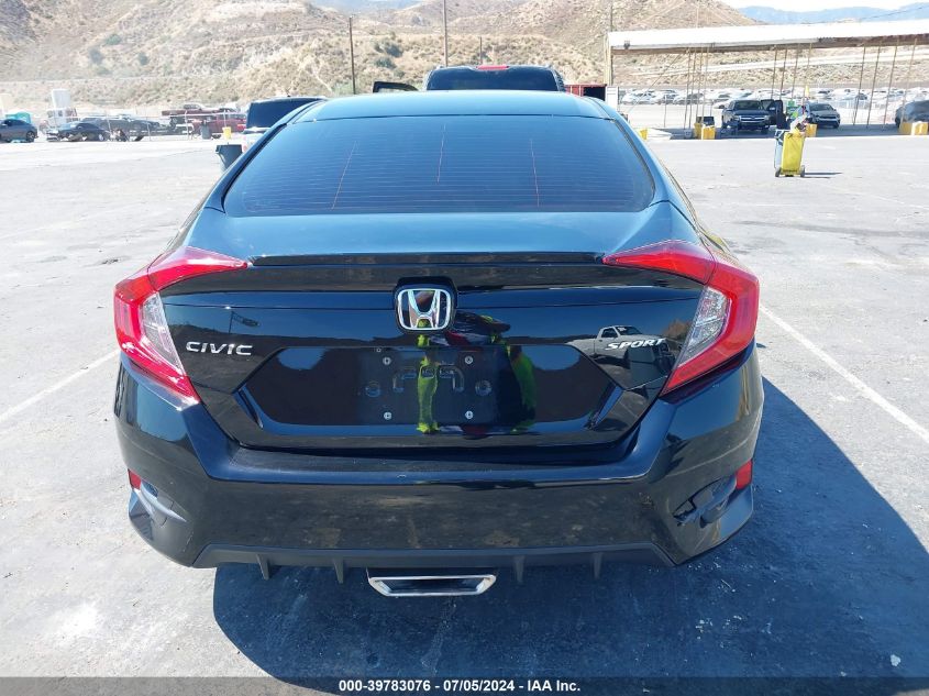 2019 Honda Civic Sport VIN: 2HGFC2F87KH539614 Lot: 39783076