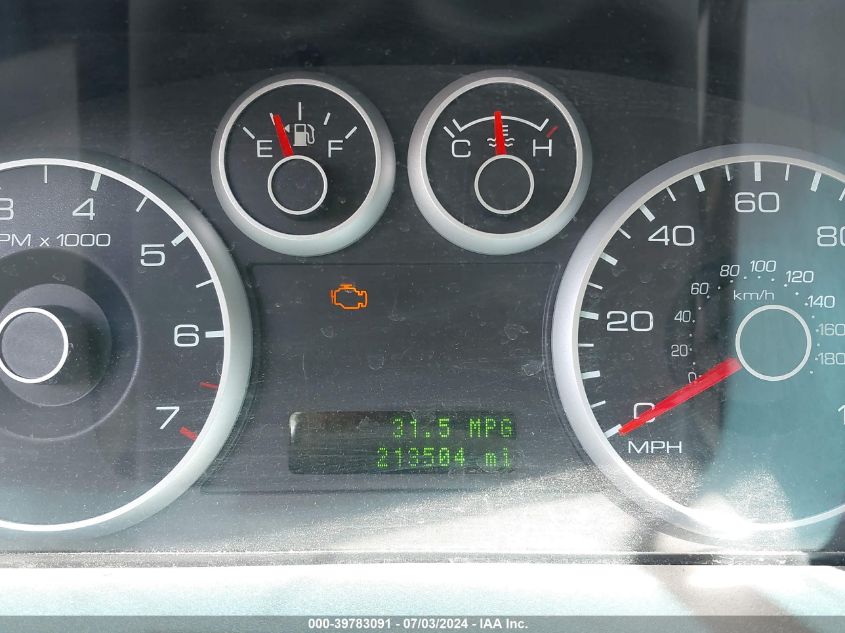 2009 Ford Fusion Se VIN: 3FAHP07Z19R148955 Lot: 39783091