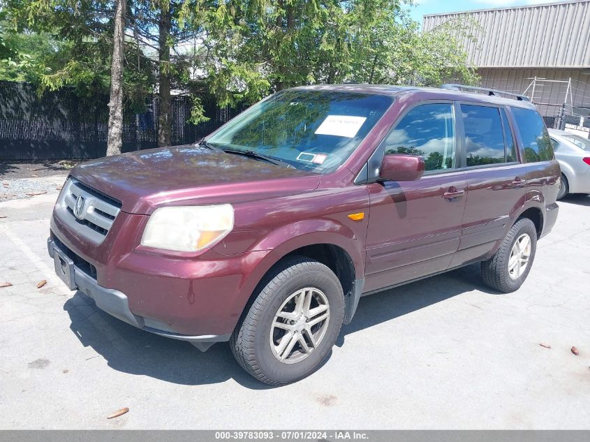 2008 Honda Pilot Vp VIN: 5FNYF18258B019153 Lot: 39783093