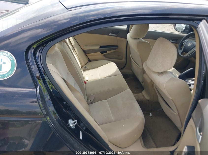 2010 Honda Accord 2.4 Lx VIN: 1HGCP2F30AA003032 Lot: 39783096