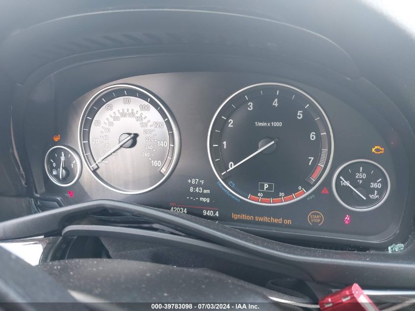 2013 BMW 528 I VIN: WBAXG5C57DDY31571 Lot: 39783098