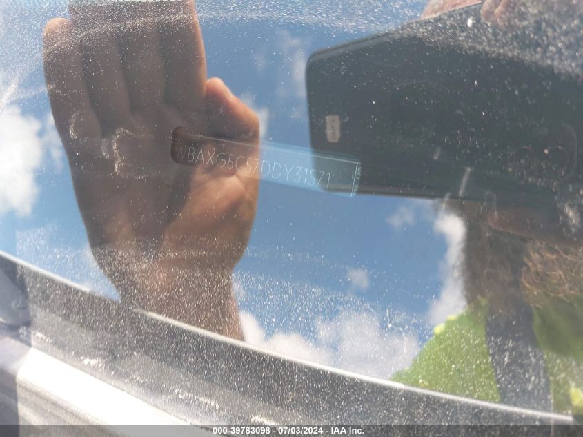 2013 BMW 528 I VIN: WBAXG5C57DDY31571 Lot: 39783098