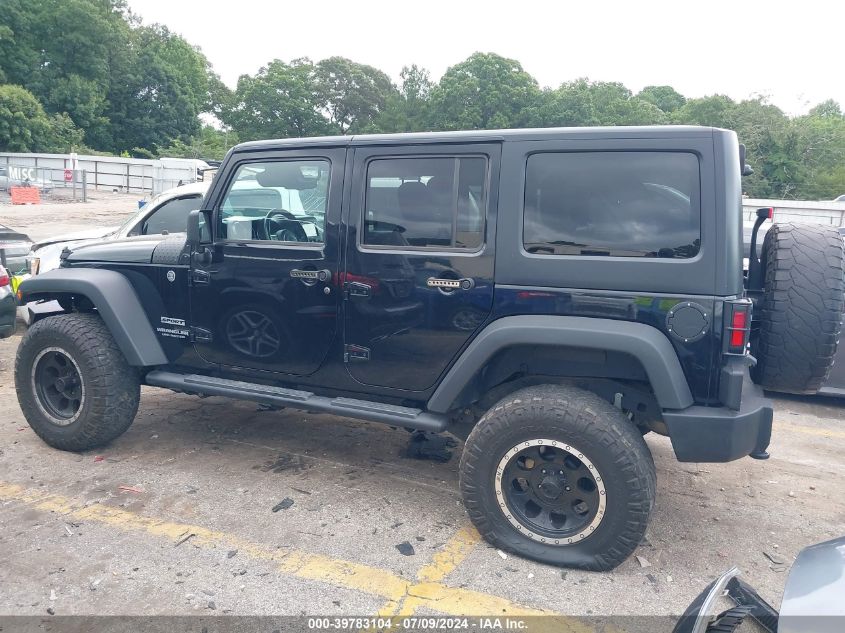 2014 Jeep Wrangler Unlimited Sport VIN: 1C4HJWDG1EL208405 Lot: 39783104