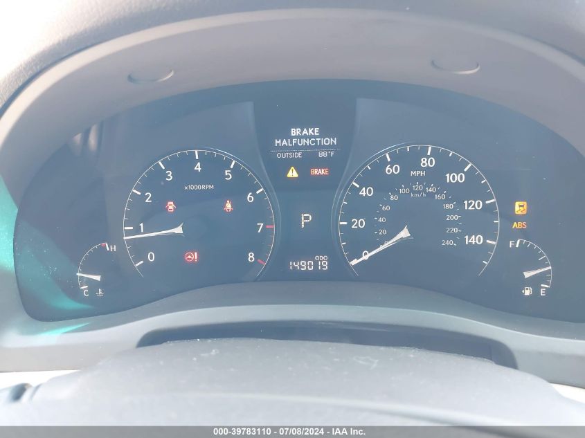 2011 Lexus Rx 350 VIN: 2T2ZK1BA3BC049520 Lot: 39783110