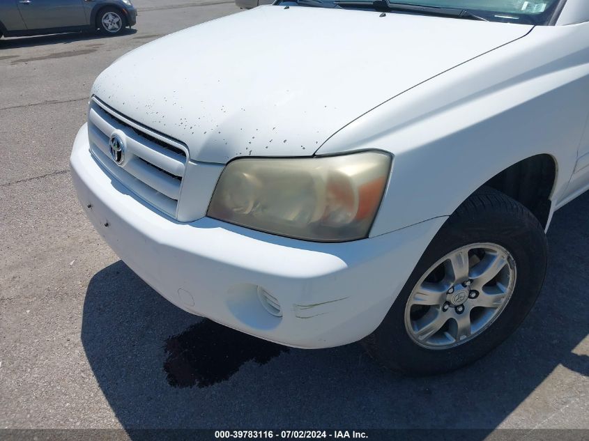 2004 Toyota Highlander V6 VIN: JTEEP21A740017965 Lot: 39783116