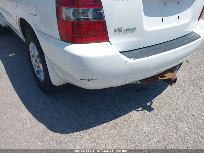 2004 Toyota Highlander V6 VIN: JTEEP21A740017965 Lot: 39783116