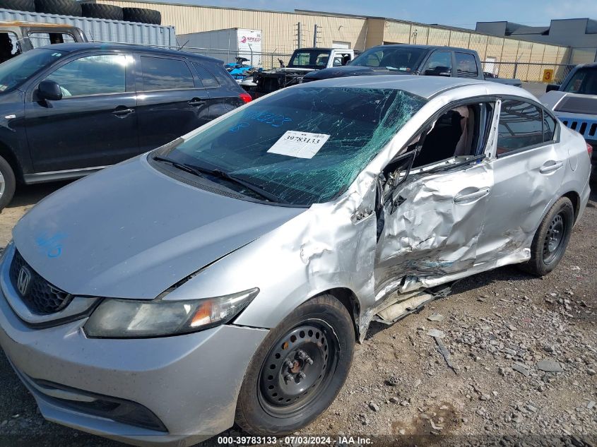 2015 Honda Civic Lx VIN: 19XFB2F52FE272939 Lot: 39783133