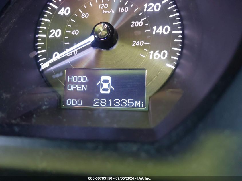 2010 Lexus Es 350 VIN: JTHBB1KF1A0049206 Lot: 39783150