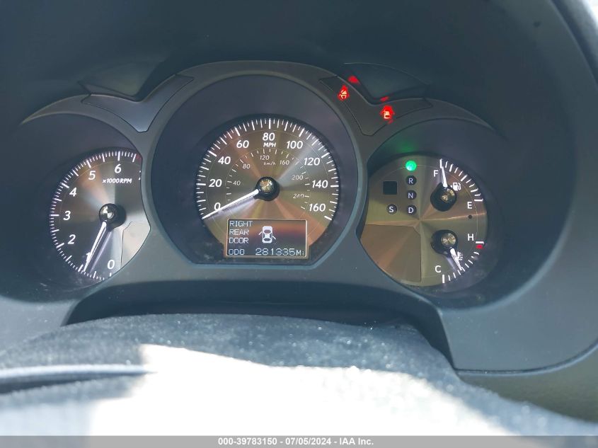 2010 Lexus Es 350 VIN: JTHBB1KF1A0049206 Lot: 39783150