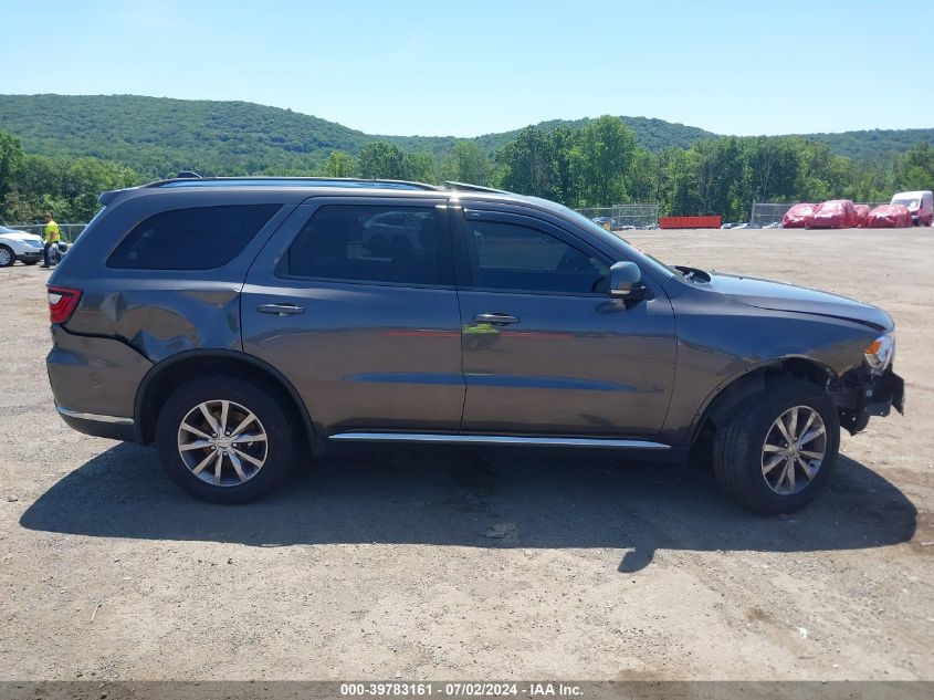 2016 Dodge Durango Limited VIN: 1C4RDJDG6GC340755 Lot: 39783161