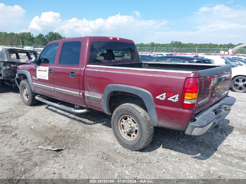 2002 Chevrolet Silverado 2500Hd Lt VIN: 1GCHK23142F225924 Lot: 39783165