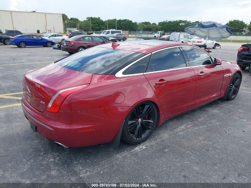 2015 Jaguar Xj Xjl Supercharged VIN: SAJWA2GT1FMV87136 Lot: 39783169