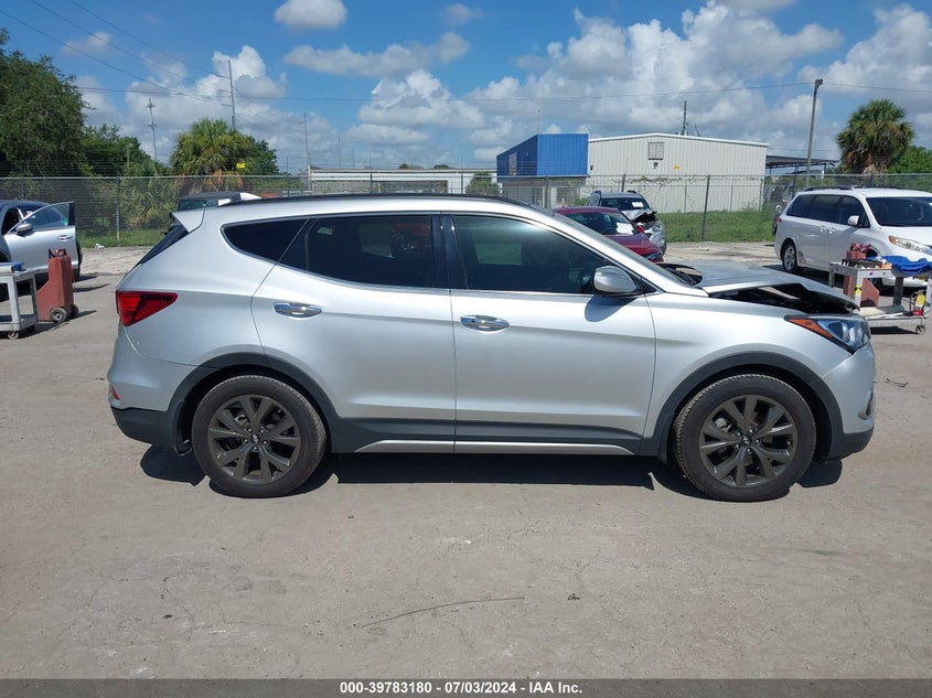 2017 Hyundai Santa Fe Sport VIN: 5XYZW4LA8HG483647 Lot: 39783180