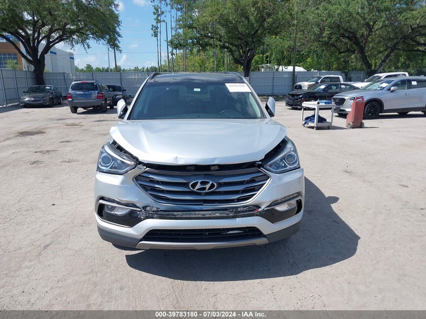 2017 Hyundai Santa Fe Sport VIN: 5XYZW4LA8HG483647 Lot: 39783180