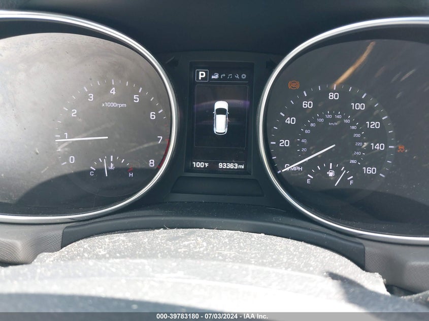 2017 Hyundai Santa Fe Sport VIN: 5XYZW4LA8HG483647 Lot: 39783180