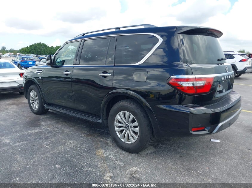 2022 Nissan Armada S/Sv VIN: JN8AY2AC0N9161893 Lot: 39783194