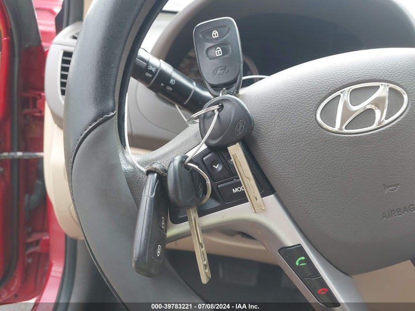 2012 Hyun Accent Gls Automatic Gls VIN: KMHCU4AE7CU087309 Lot: 39783221