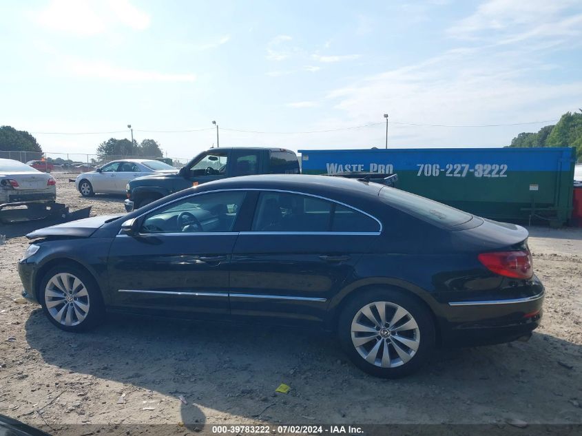 2012 Volkswagen Cc Sport VIN: WVWMP7AN2CE525746 Lot: 39783222