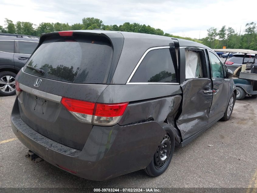 2016 Honda Odyssey Ex-L VIN: 5FNRL5H69GB059550 Lot: 39783244