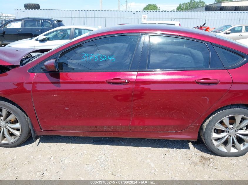 2015 Chrysler 200 S VIN: 1C3CCCBB8FN760570 Lot: 39783245