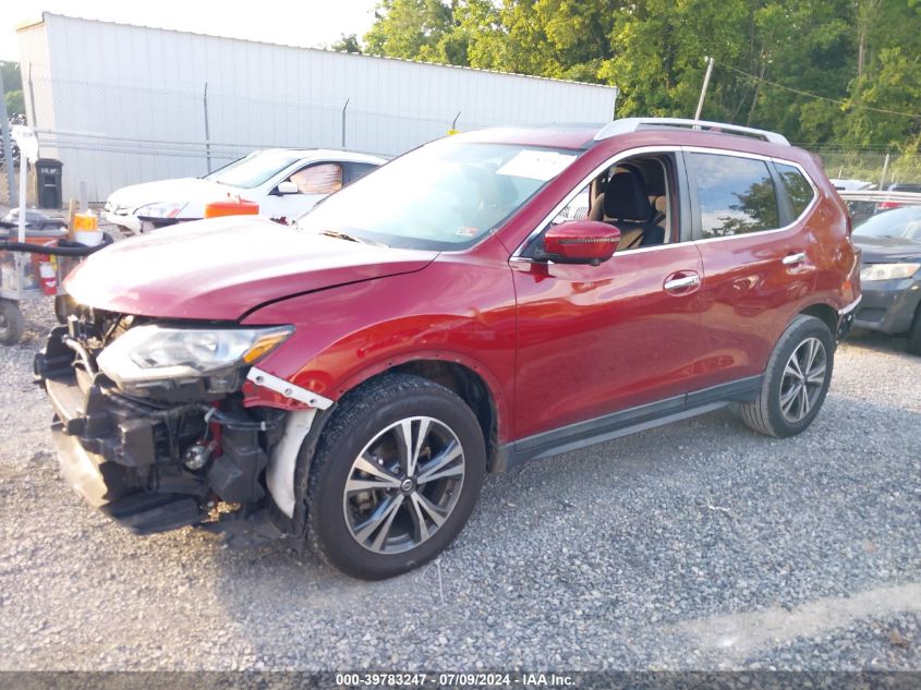 2019 Nissan Rogue Sv VIN: 5N1AT2MT8KC786736 Lot: 39783247