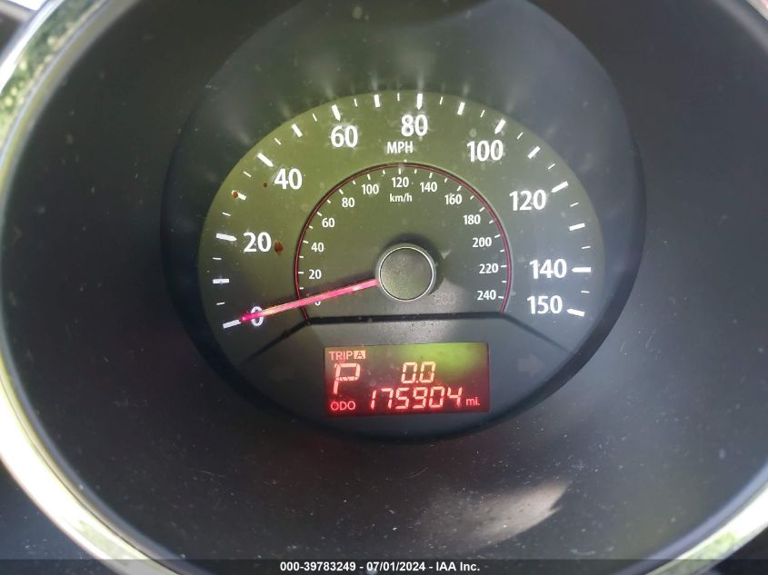 2012 Kia Sorento Lx VIN: 5XYKT3A66CG288884 Lot: 39783249