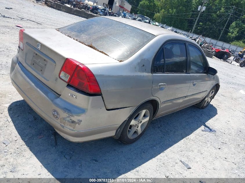 2HGES26764H507830 | 2004 HONDA CIVIC