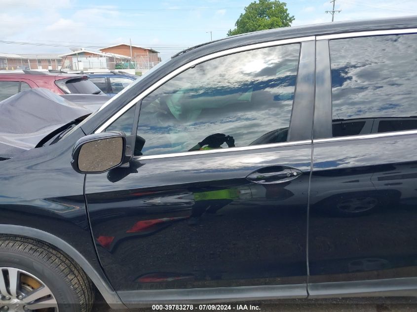 2017 Honda Pilot Exl VIN: 5FNYF6H58HB024354 Lot: 39783278