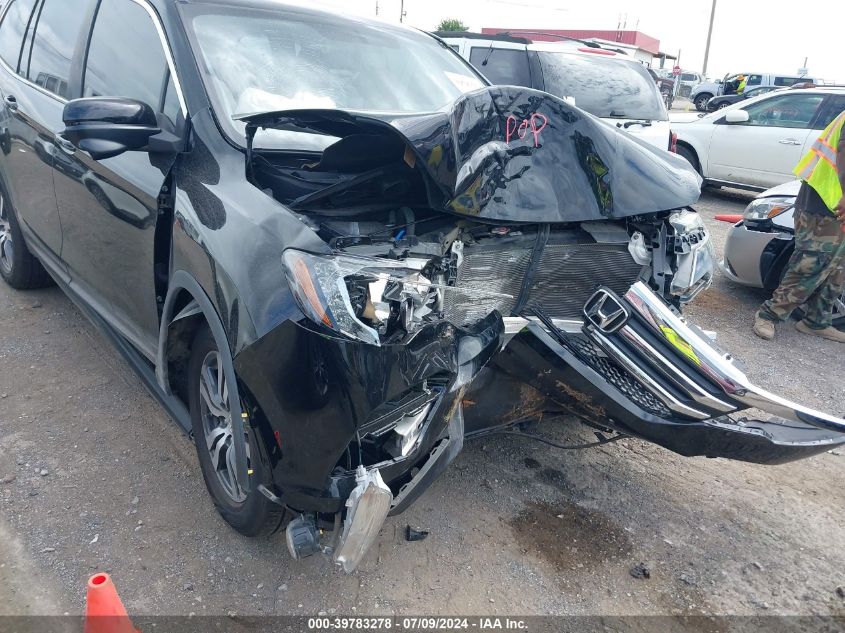 2017 Honda Pilot Exl VIN: 5FNYF6H58HB024354 Lot: 39783278