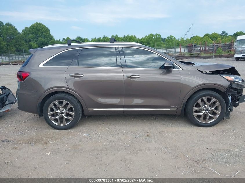 2019 Kia Sorento 3.3L Sxl VIN: 5XYPKDA55KG514613 Lot: 39783301