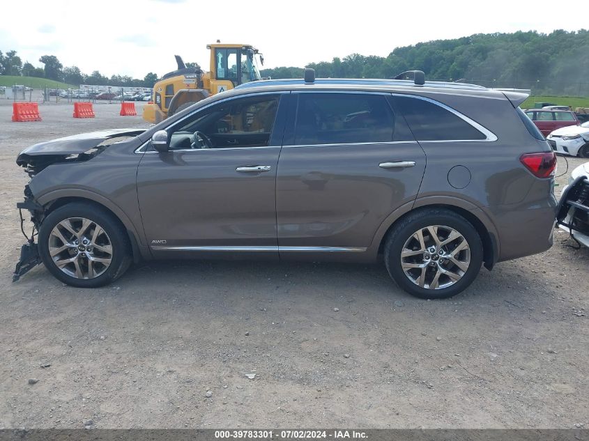 2019 KIA SORENTO 3.3L SXL - 5XYPKDA55KG514613