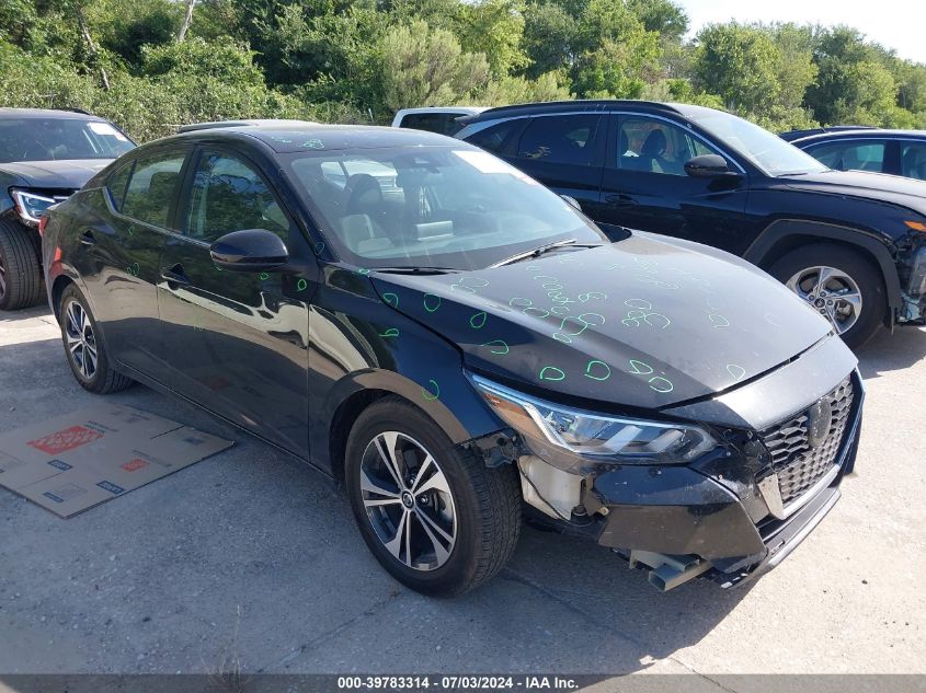 2022 Nissan Sentra Sv VIN: 3N1AB8CV4NY263662 Lot: 39783314