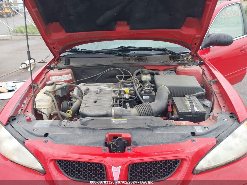 2004 Pontiac Grand Am Se VIN: 1G2NE52F74M679886 Lot: 39783328