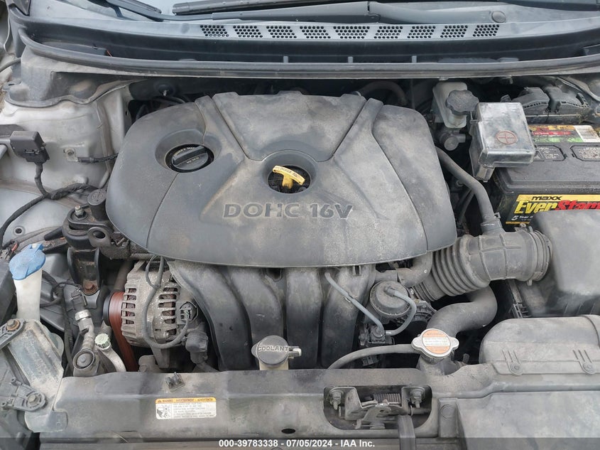 2012 Hyundai Elantra Gls VIN: 5NPDH4AE3CH092532 Lot: 39783338