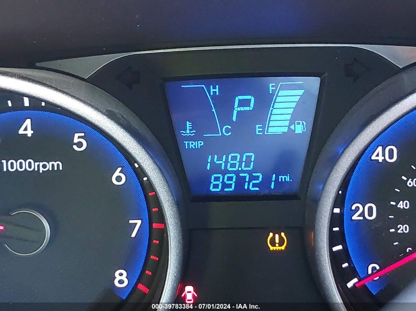 2014 Hyundai Tucson Se VIN: KM8JU3AGXEU869691 Lot: 39783384