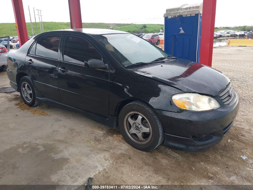 2003 Toyota Corolla S VIN: 1NXBR38E13Z068655 Lot: 39783411